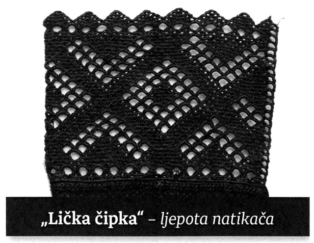 Detalj natikača sa izložbe u Muzeju Like                                                                                                                                                                                                                  